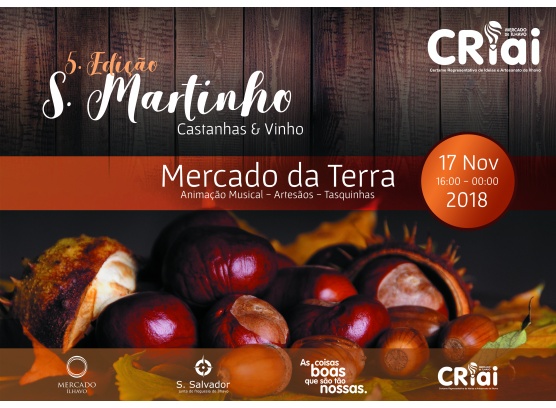 5ª Edição da Feira de São Martinho-Castanhas e Vinho no Mercado de Ílhavo 